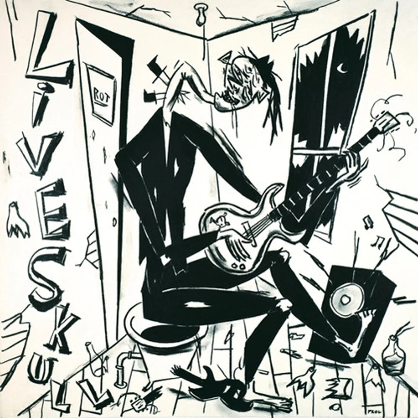 Live Skull Vinyl Record