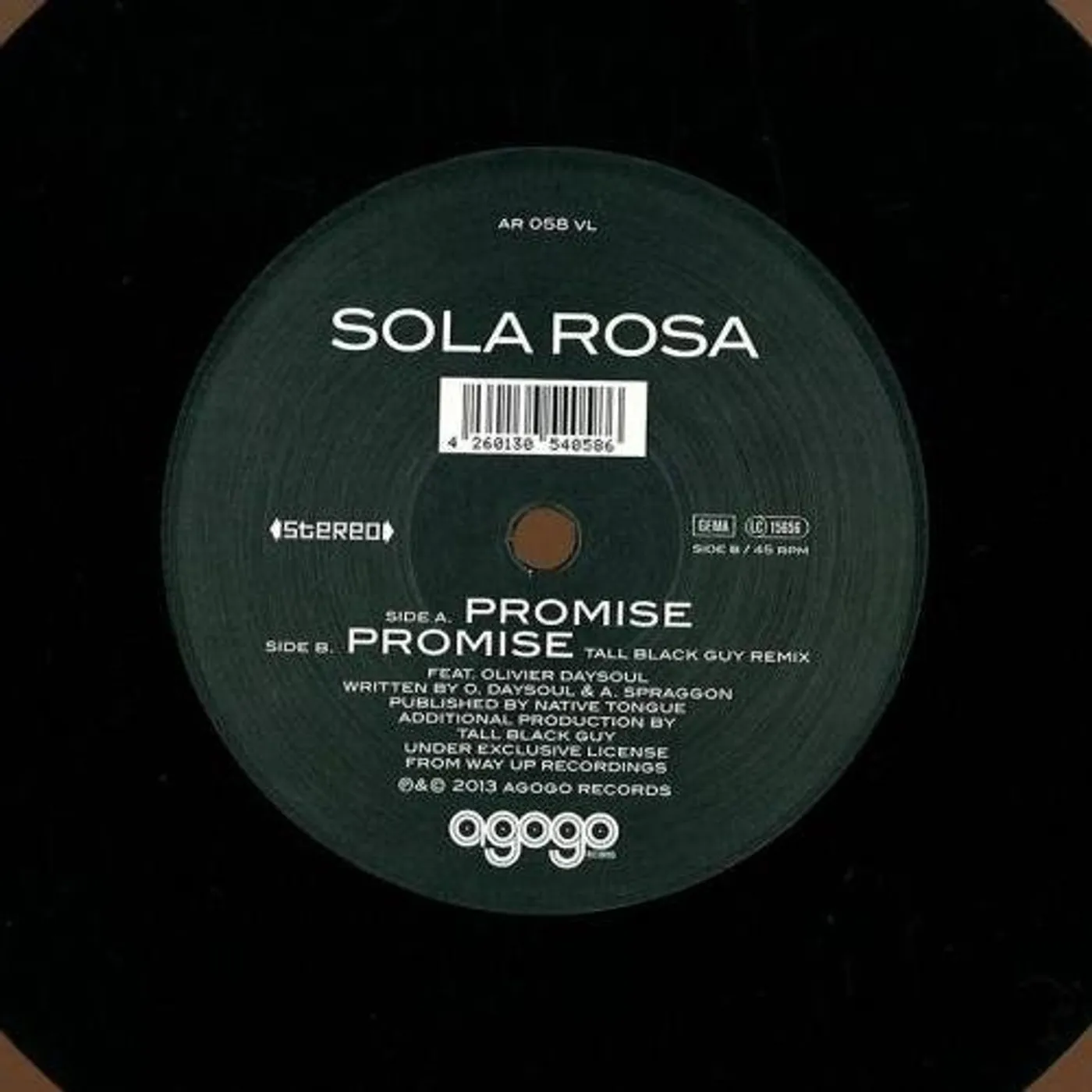 Sola Rosa PROMISE Vinyl Record