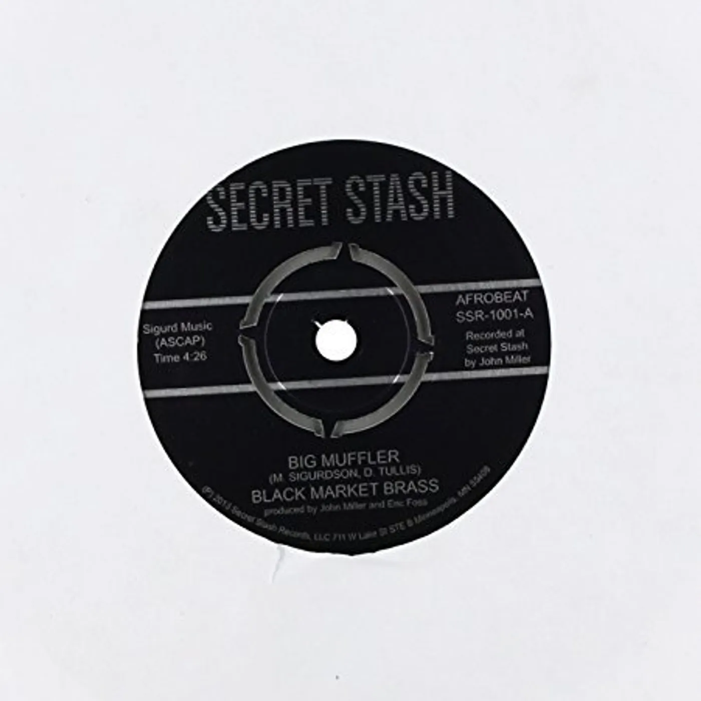 Black Market Brass BIG MUFFLER B/W SNAKE OIL Vinyl Record