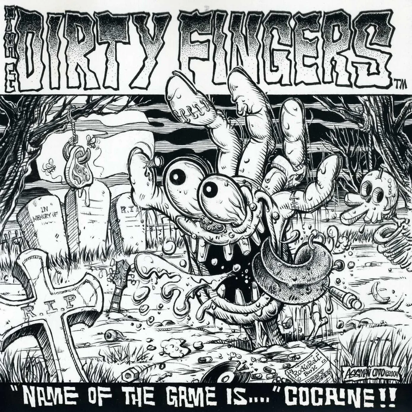 Dirty Fingers NAME OF THE GAME IS COCAINE Vinyl Record