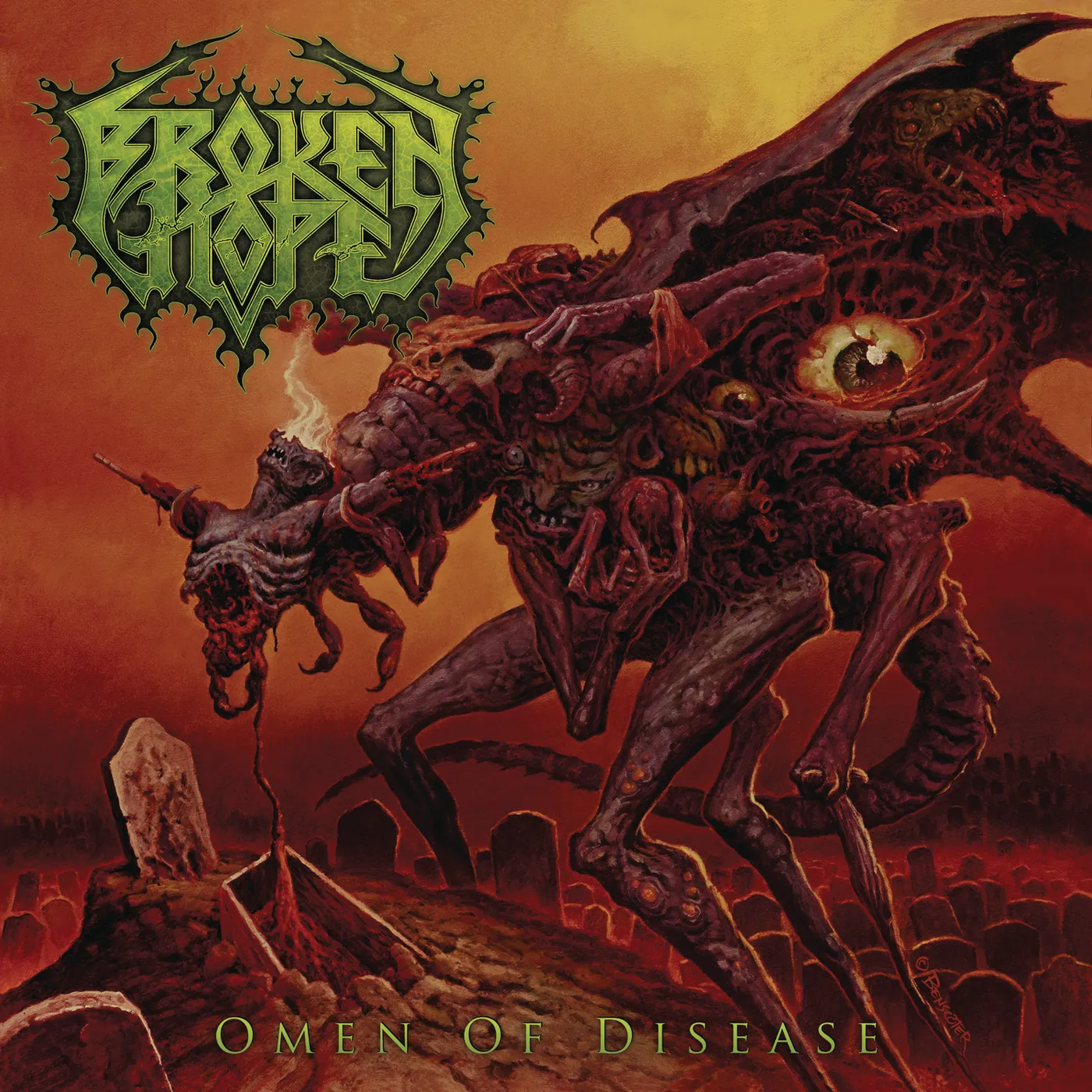 Broken Hope Omen Of Disease Vinyl Record