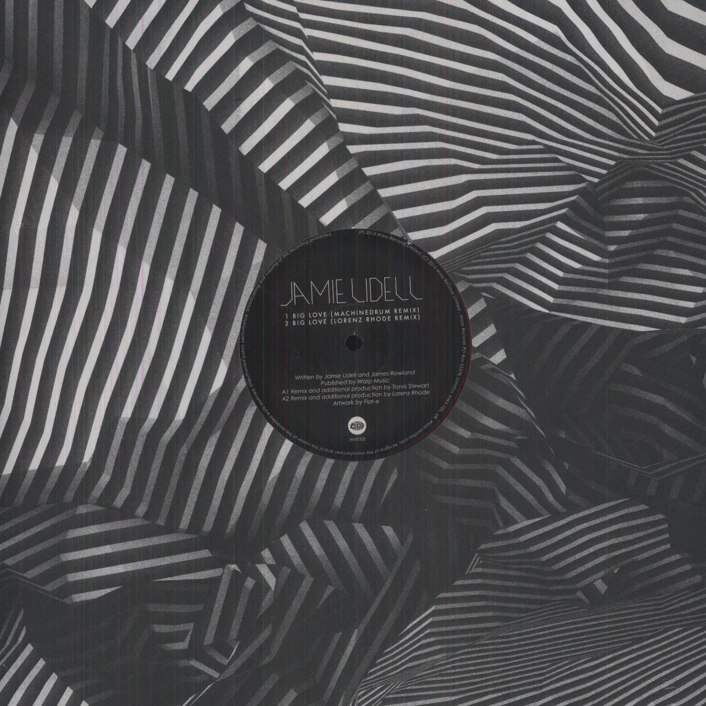 Jamie Lidell Big Love Remixes Vinyl Record