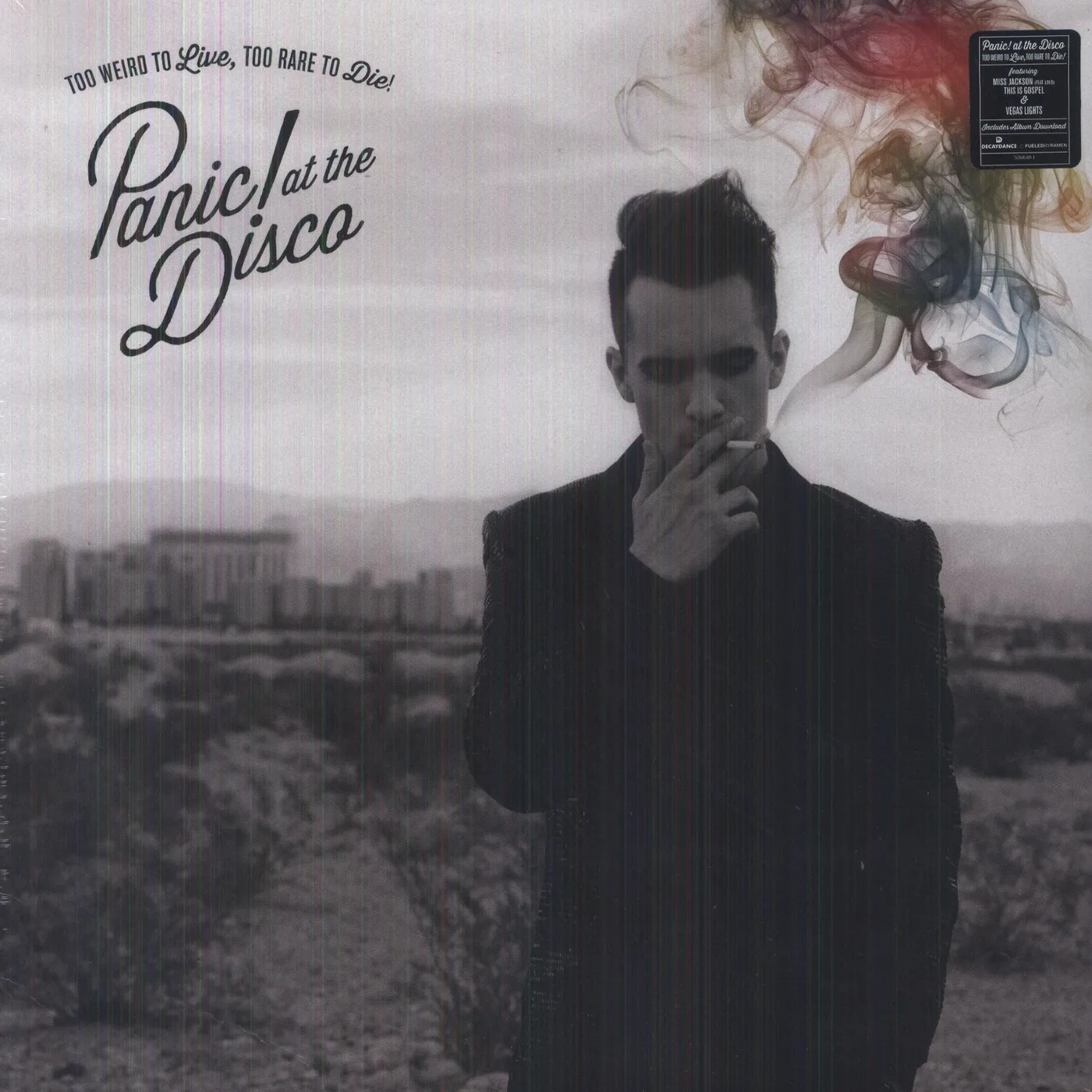 Panic! At The Disco TOO WEIRD TO LIVE TOO RARE TO DIE Vinyl Record