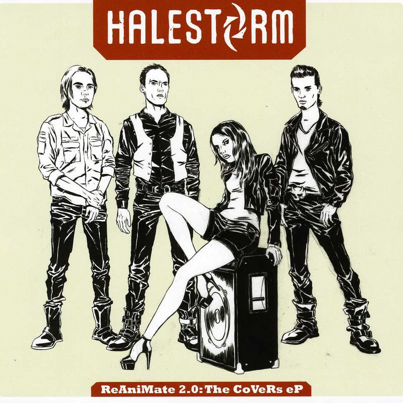 Halestorm REANIMATE 2.0: THE COVERS EP CD
