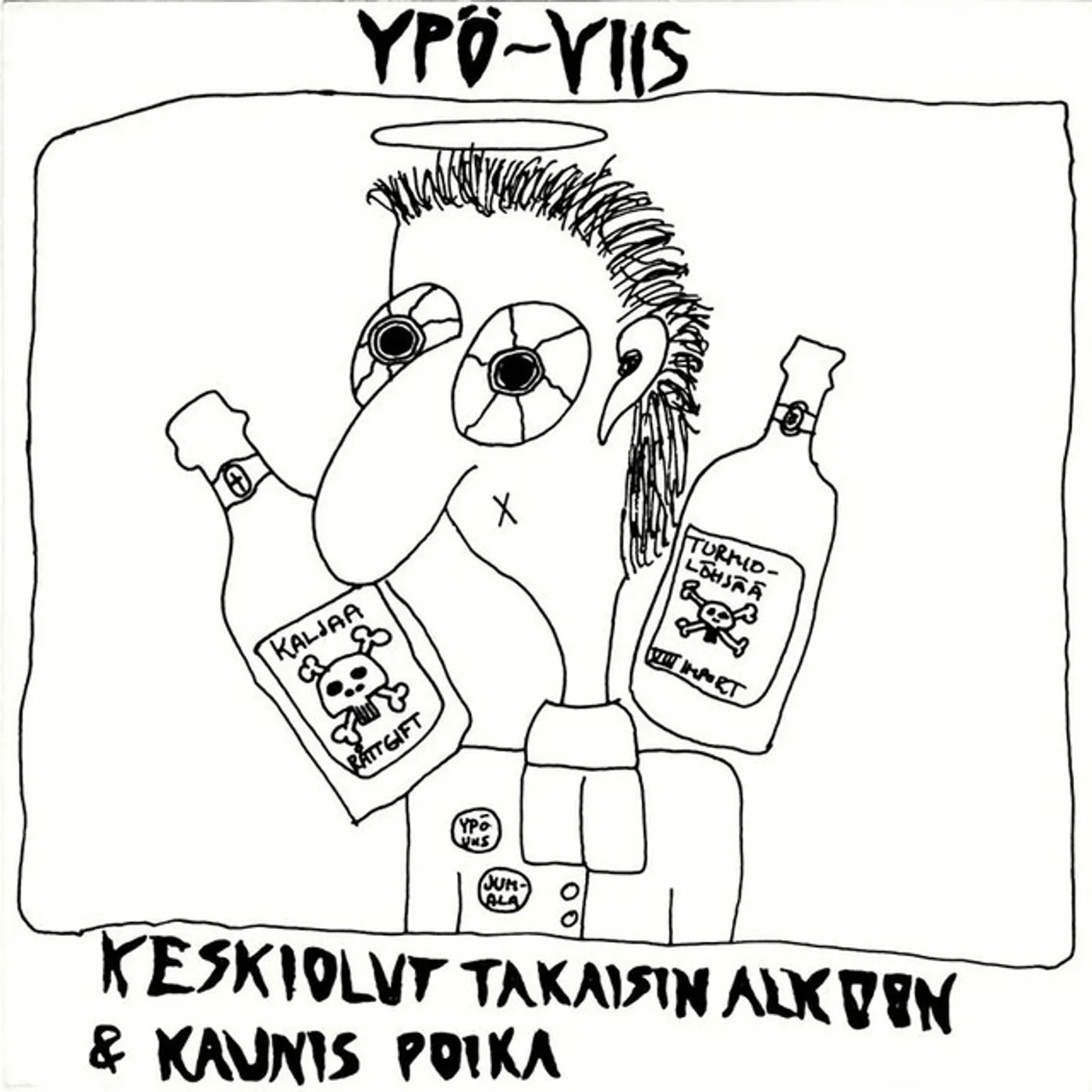 Ypo Viis Keskiolut takaisin Alkoon Vinyl Record