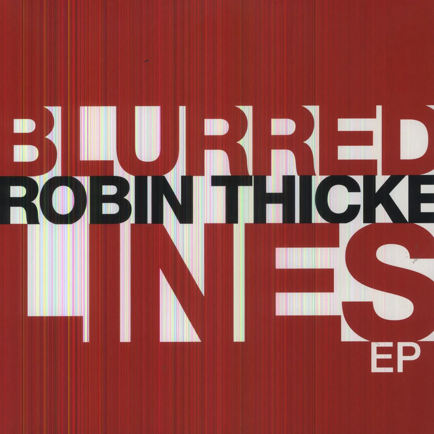 Robin Thicke Blurred Lines Vinyl Record