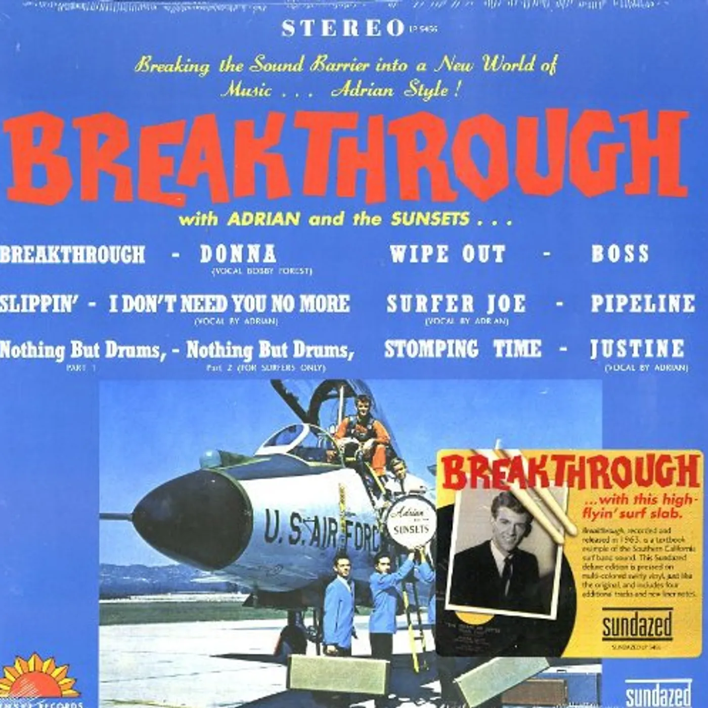 Adrian & The Sunsets Breakthrough Vinyl Record