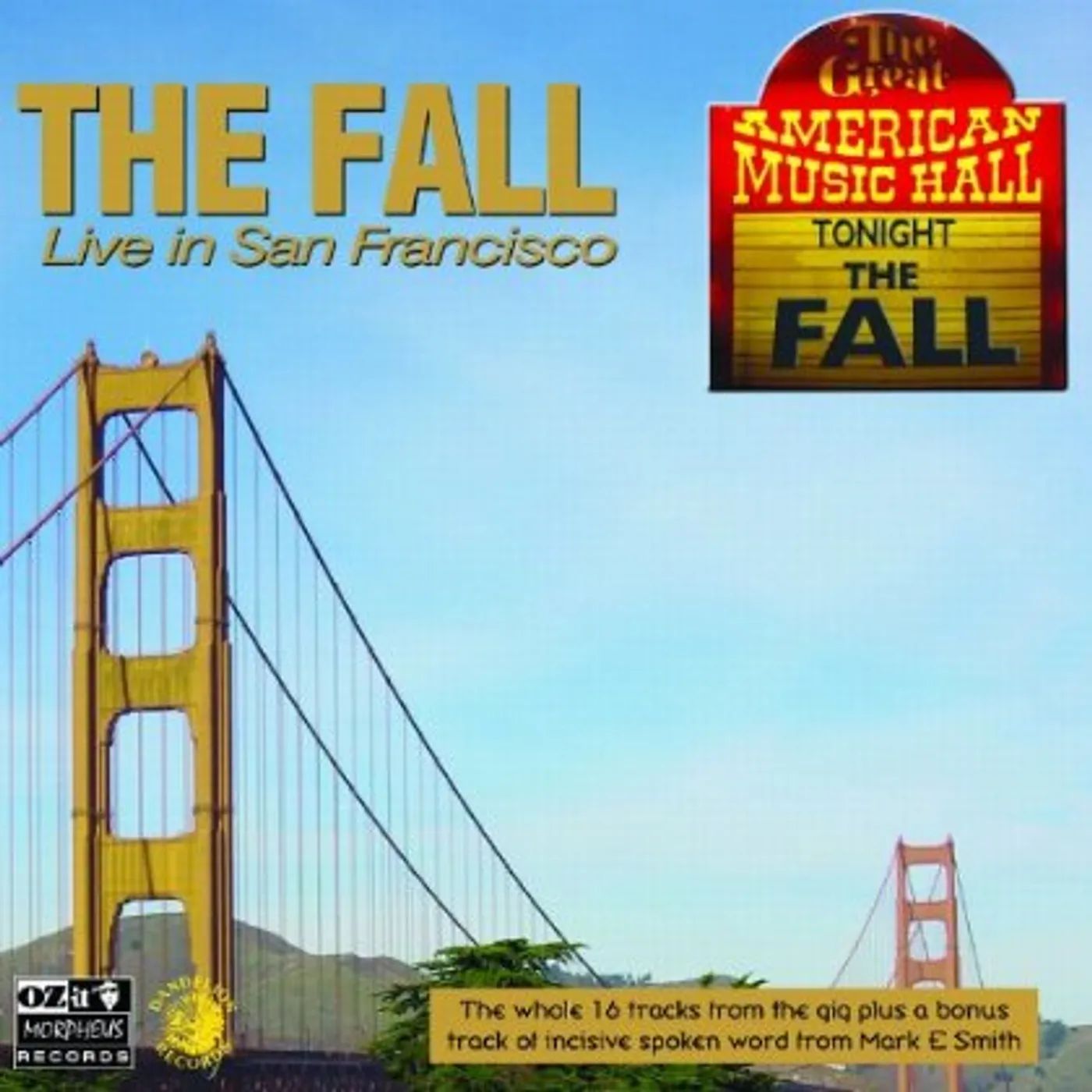 The Fall LIVE IN SAN FRANCISCO CD