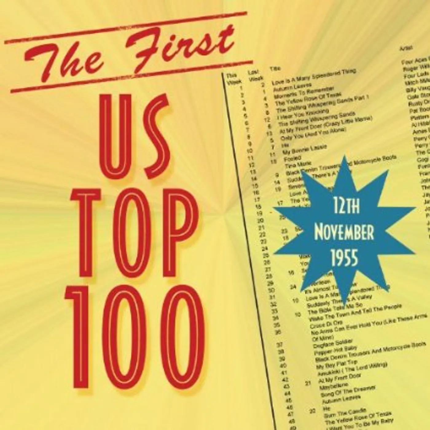 Various Artists  FIRST US TOP 100: NOVEMBER 12TH 1955 CD