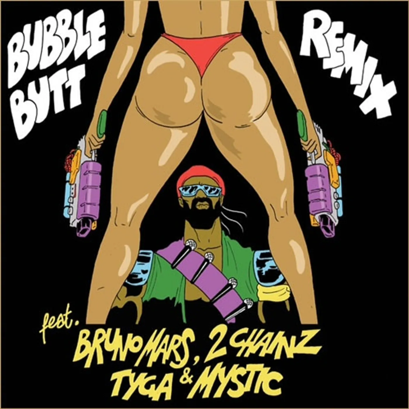 Major Lazer Bubble Butt Vinyl Record