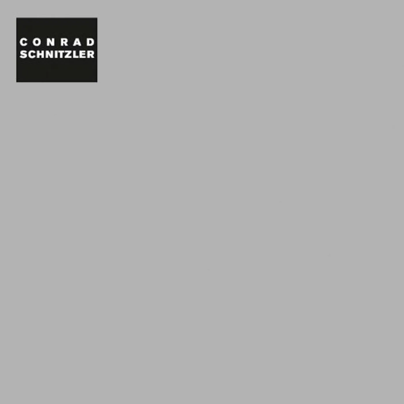 Conrad Schnitzler SIBER Vinyl Record