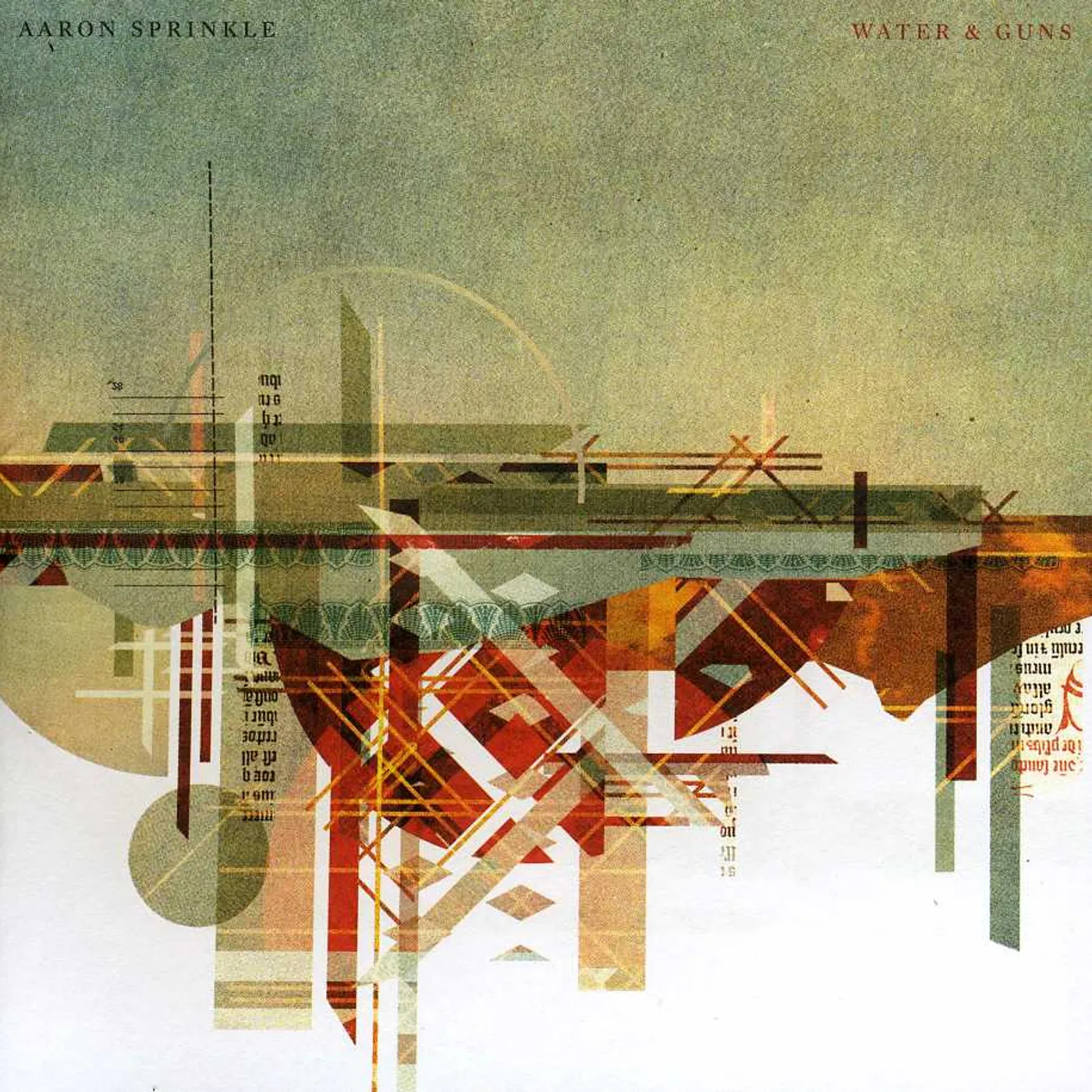 Aaron Sprinkle WATER & GUNS CD