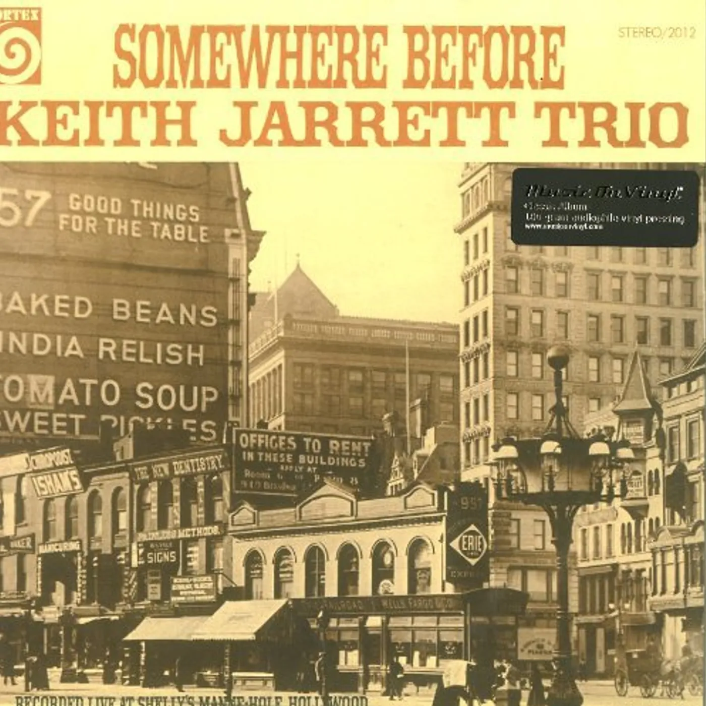Keith Jarrett Trio Somewhere Before Vinyl Record