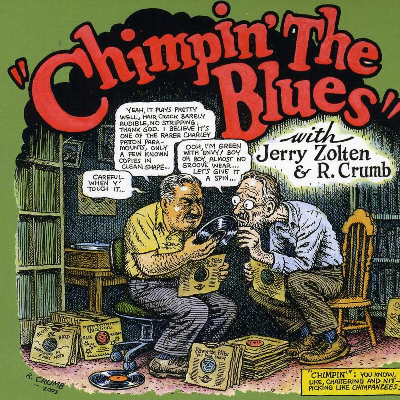 Robert Crumb & Jerry Zolten CHIMPIN THE BLUES CD