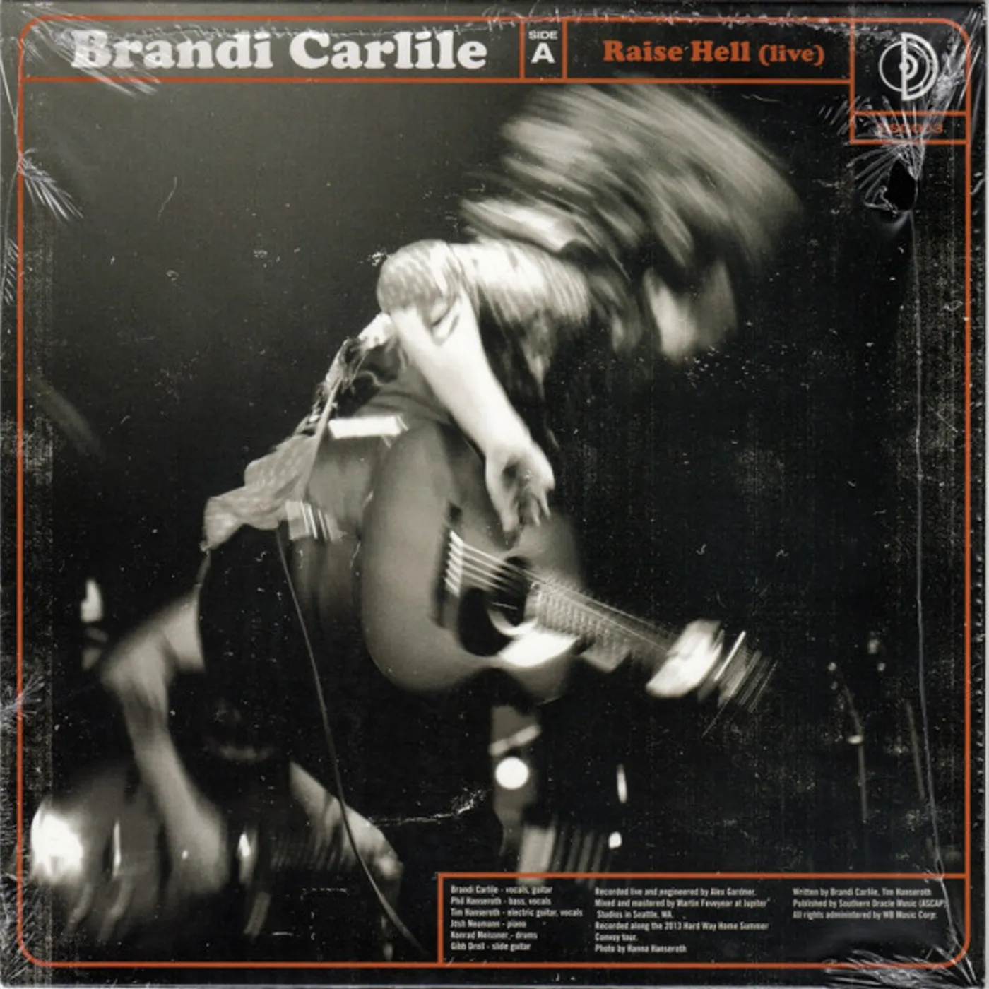 Brandi Carlile / Lone Bellow LIVE Vinyl Record