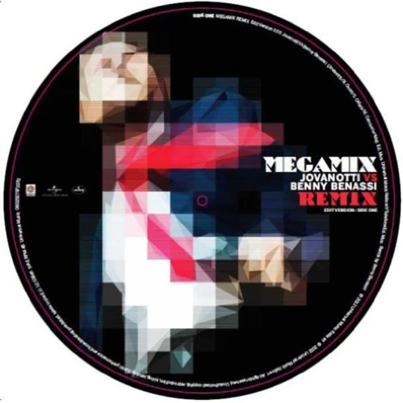 Jovanotti Vs Benny Benassi MEGAMIX REMIX Vinyl Record - Italy Release
