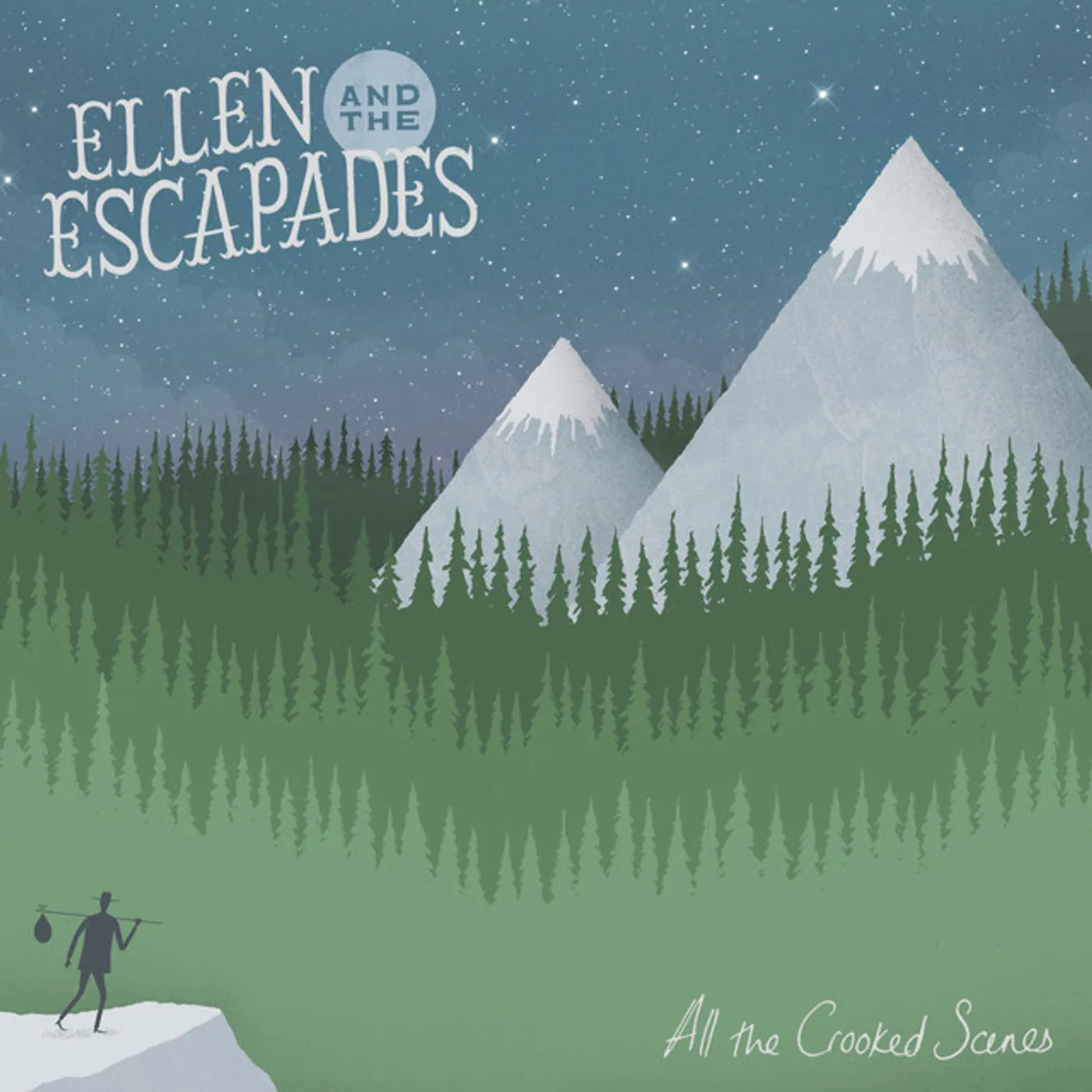 Ellen And The Escapades All The Crooked Scenes Vinyl Record