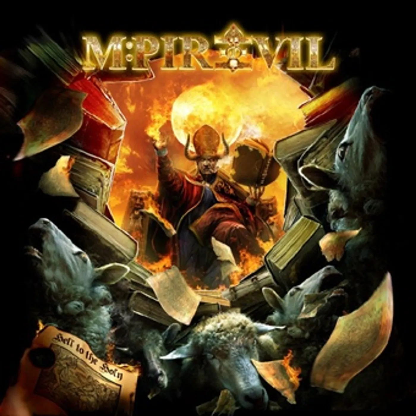 Mpire Of Evil HELL TO THE HOLY Vinyl Record - Holland Release