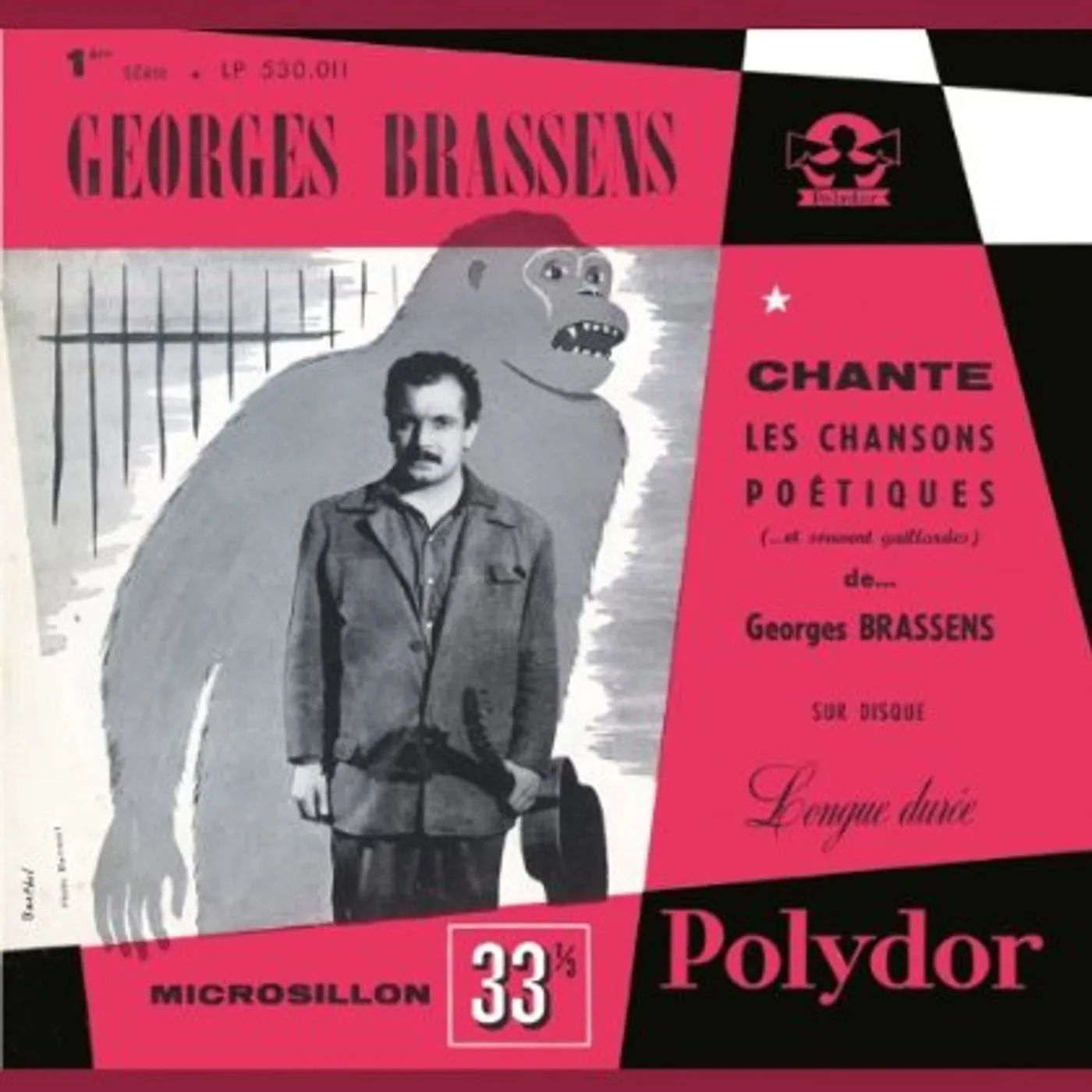 Georges Brassens VOL. 1-LES CHANTE LES CHANSONS POETIQUES Vinyl Record