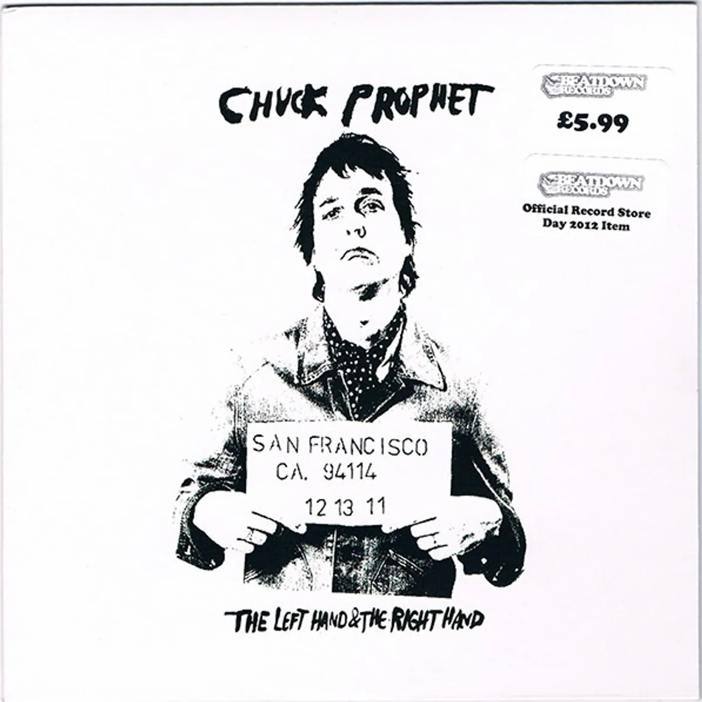 Chuck Prophet LEFT HAND & THE RIGHT HAND Vinyl Record
