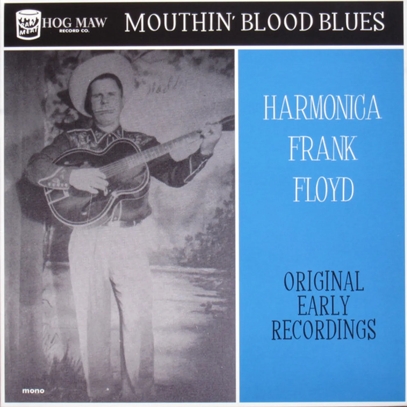 Harmonica Frank Floyd MOUTHIN' BLOOD BLUES Vinyl Record