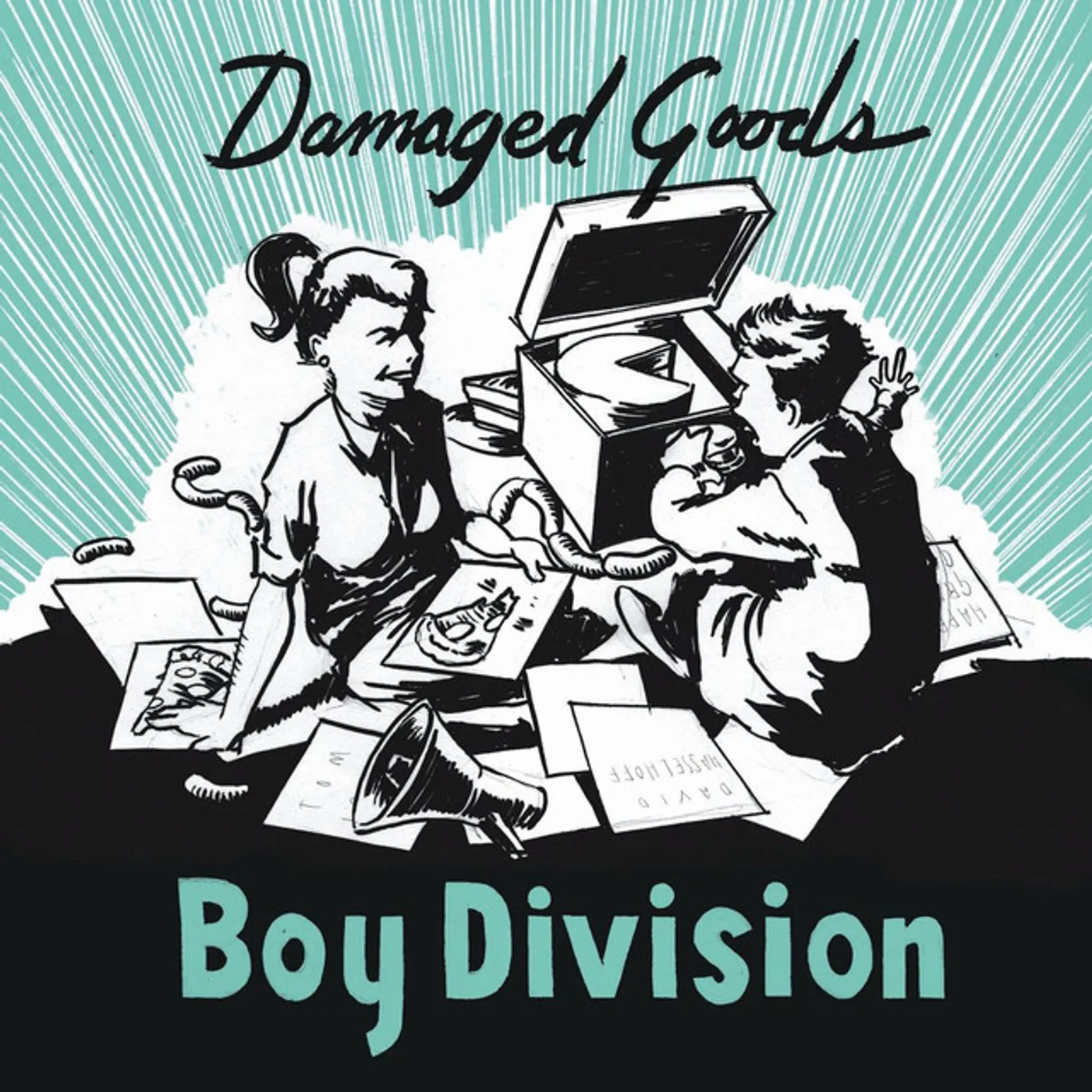 Boy Division DAMAGED GOODS EP Vinyl Record