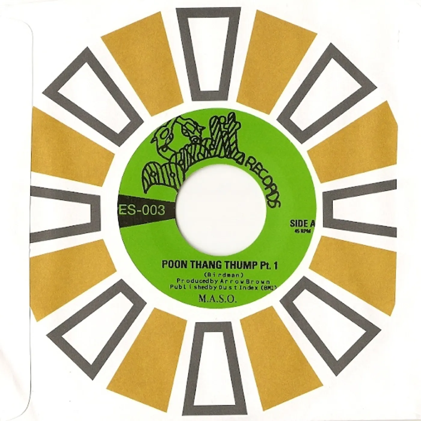 M.A.S.O. POON THANG THUMP 1 & 2 Vinyl Record