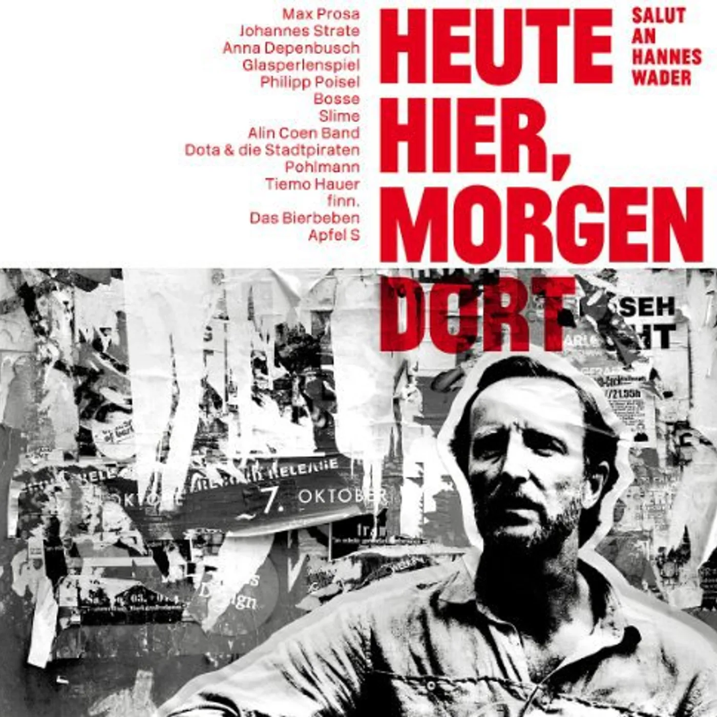 HEUTE HIER MORGEN DORT SALUT AN HANNES WADER Vinyl Record