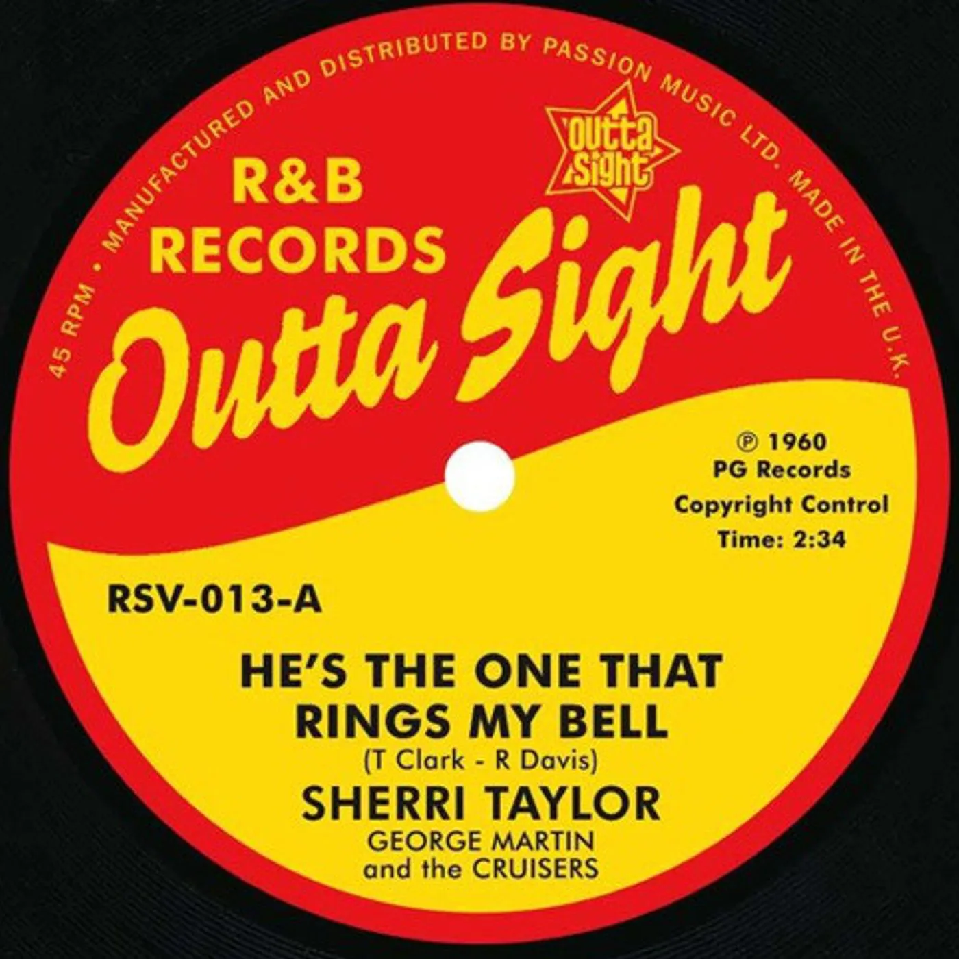 Sherri/Jo Ann Henderson Taylor HE'S THE ONE THAT RINGS MY BELL/BABY PLEASE DON'T Vinyl Record