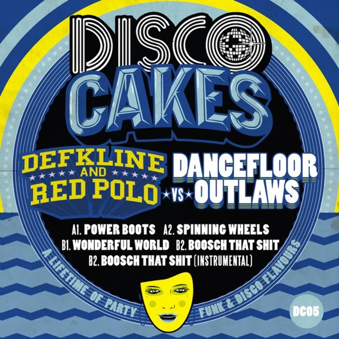 Defkline & Red Polo Vs Dancefloor Outlaws VOL. 5-DISCO CAKES Vinyl Record