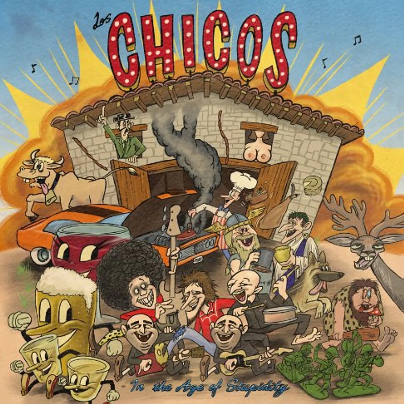 Los Chicos IN THE AGE OFSTUPIDITY Vinyl Record