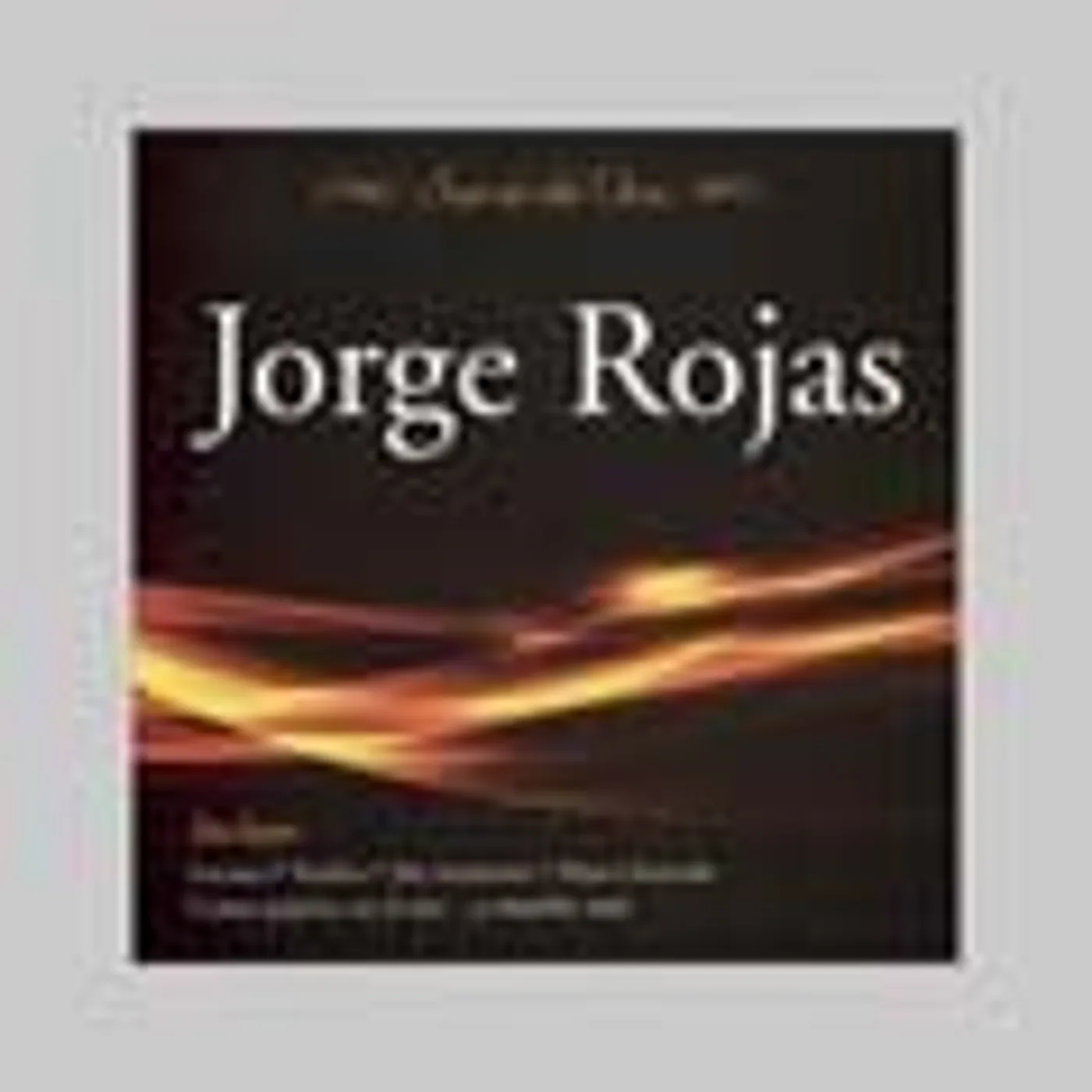 Jorge Rojas SERIE DE ORO CD