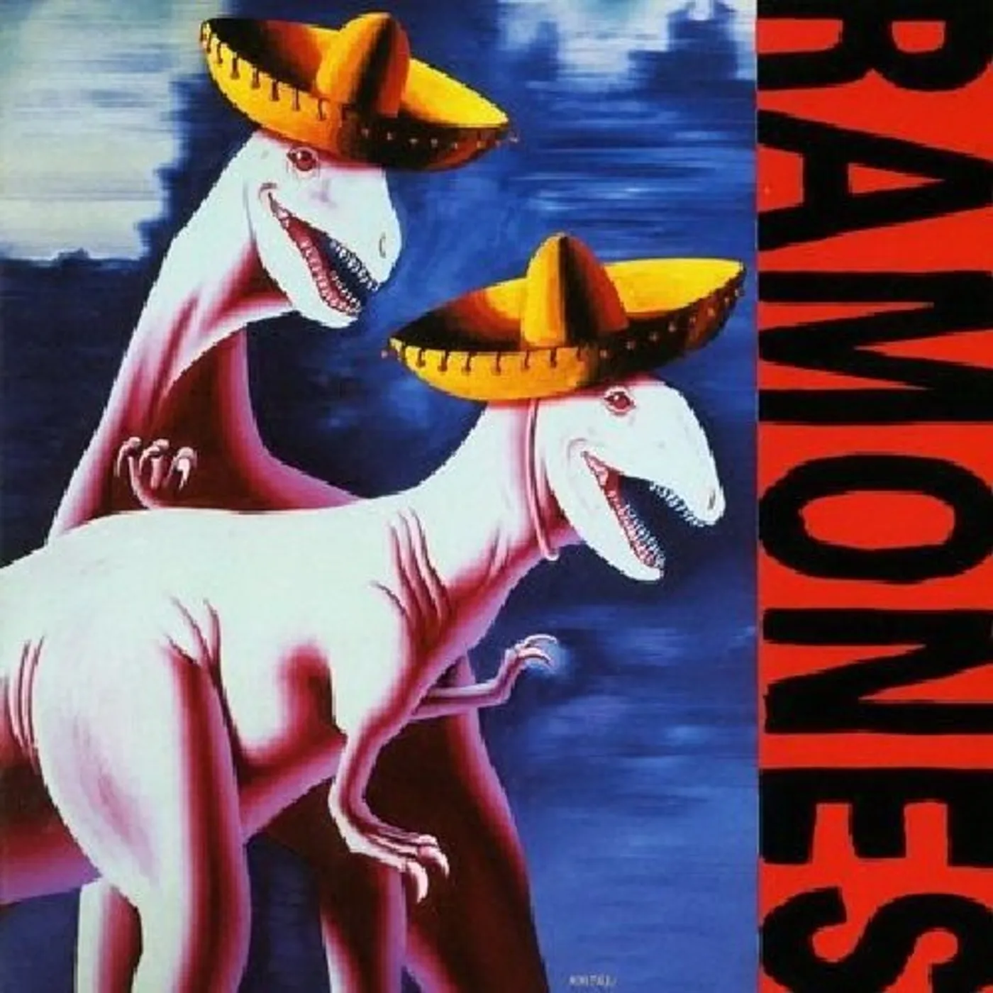 Ramones ADIOS AMIGOS Vinyl Record - UK Release
