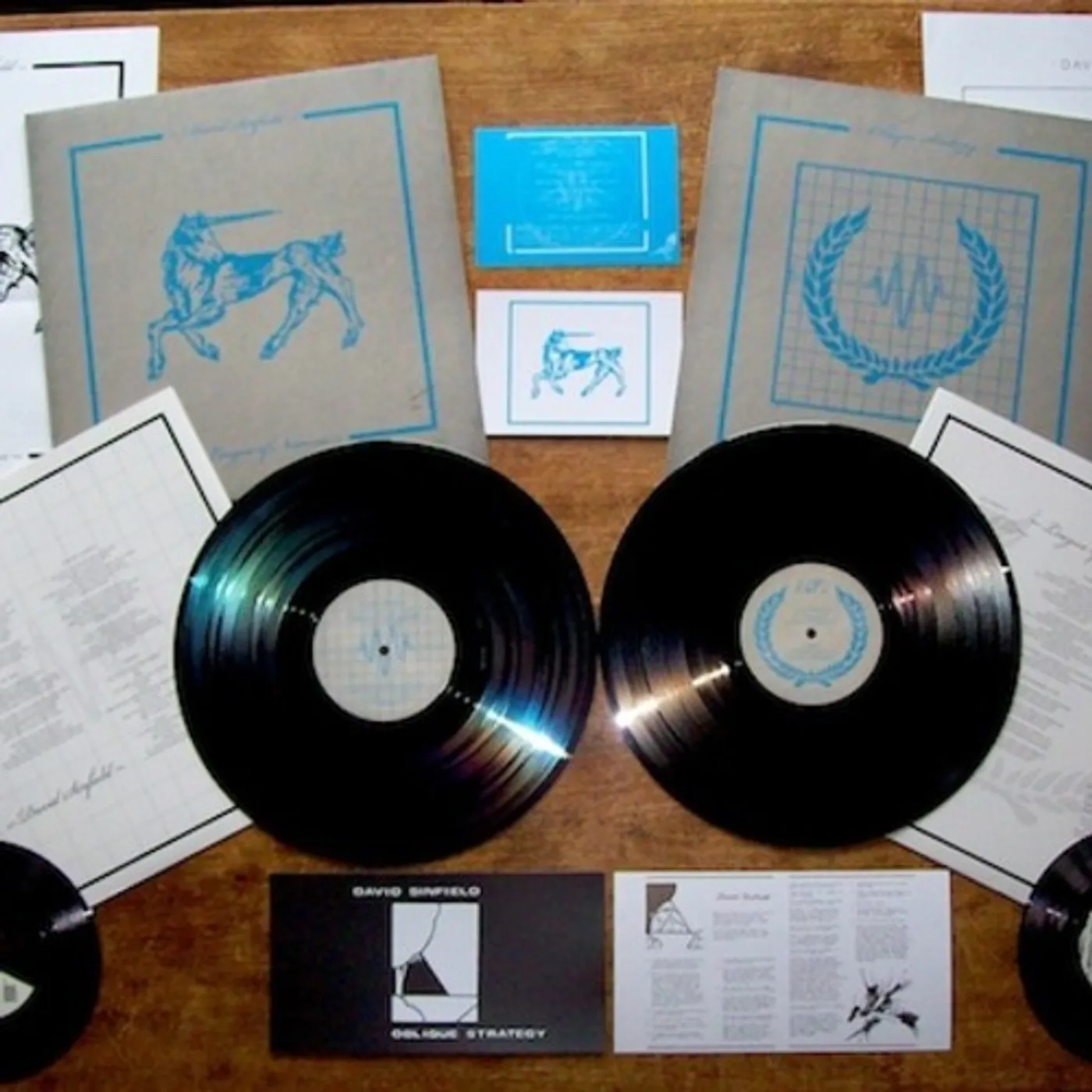 Dave/League Of Nations Sinfield OBLIQUE STRATEGY/MUSIC FOR THE NEW DEPRESSION Vinyl Record