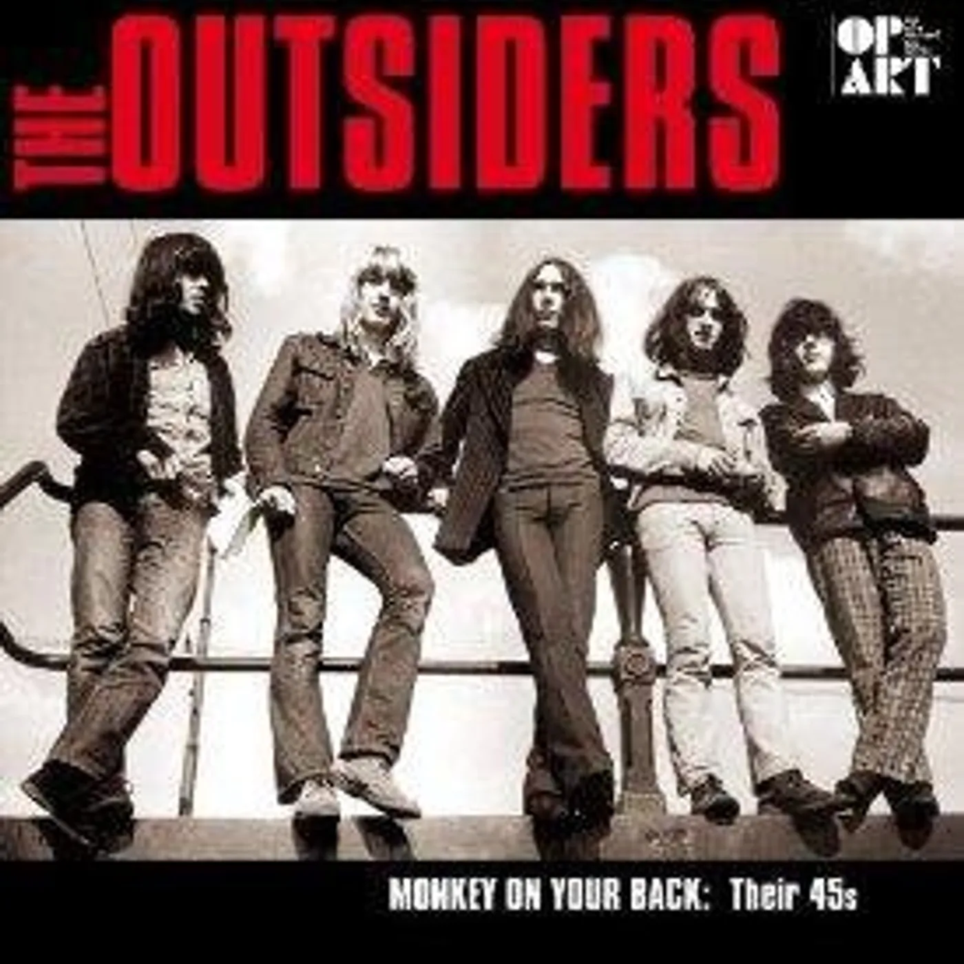 The Outsiders MONKEY ON YOUR BACK-45'S ALL REMASTERED RECORDINGS Vinyl Record