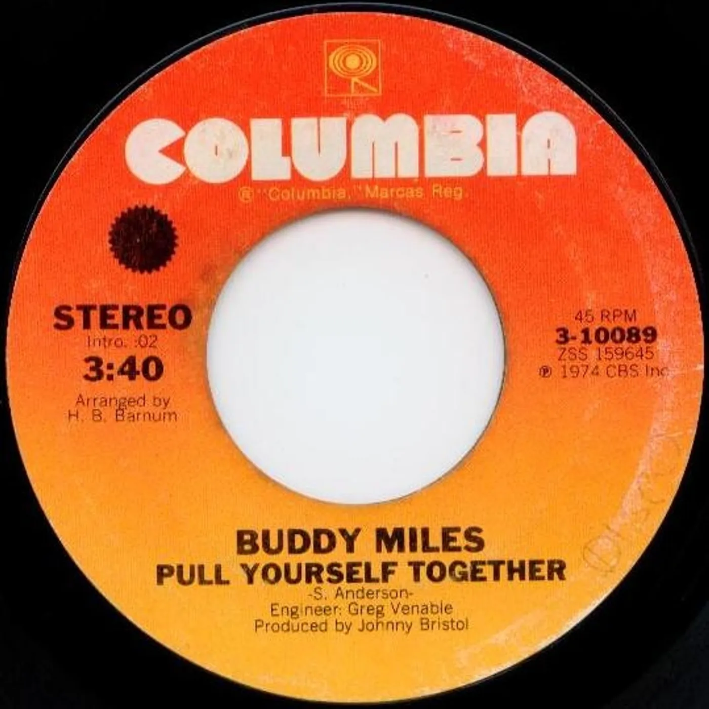 Buddy Miles I'M JUST A KISS AWAY Vinyl Record