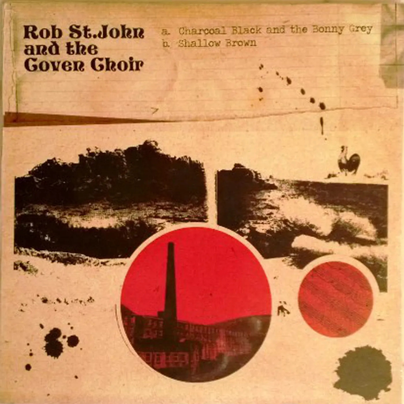 Rob St. John CHARCOAL BLACK & THE BONNY GREY/SHALLOW BROWN Vinyl Record