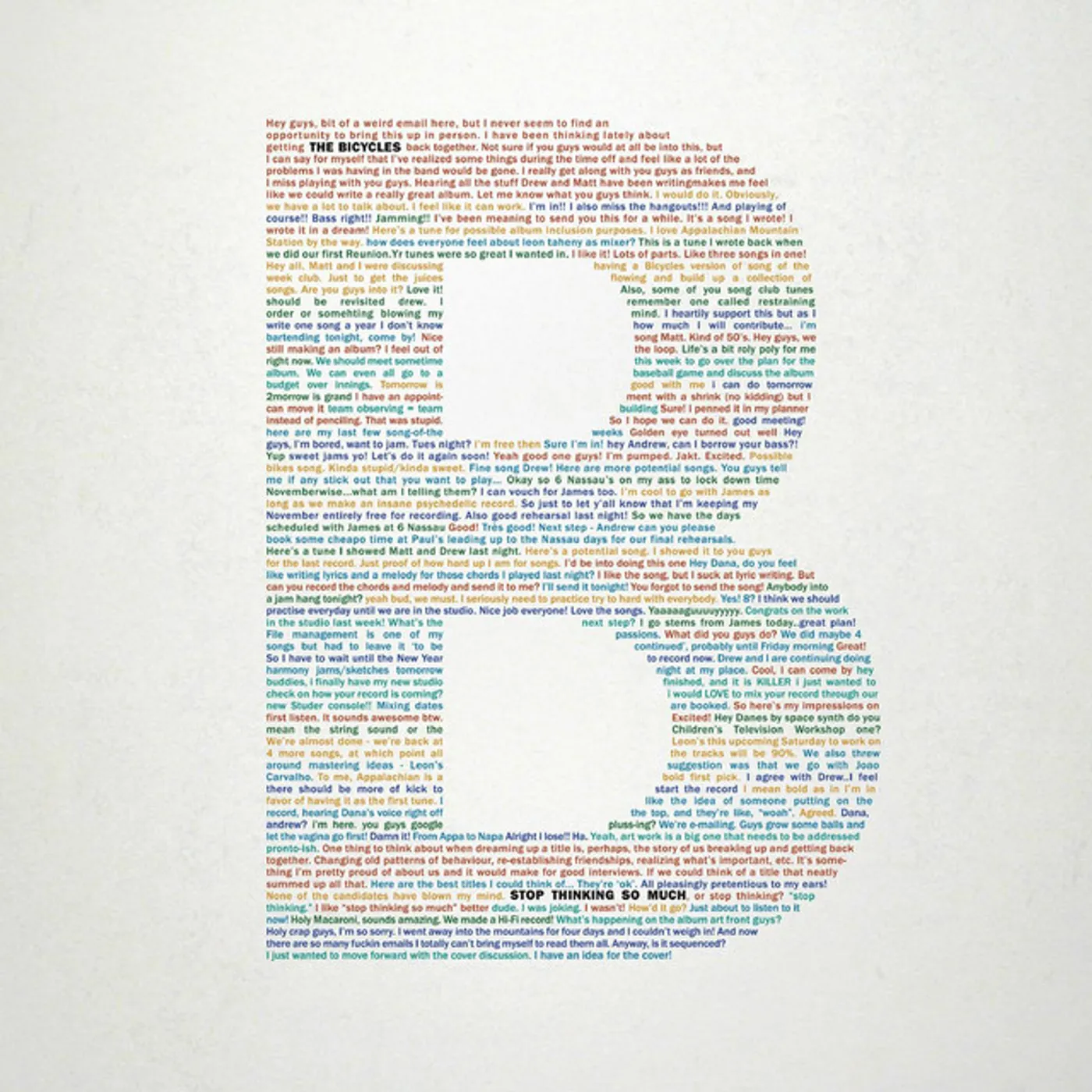 The Bicycles Stop Thinking so Much Vinyl Record