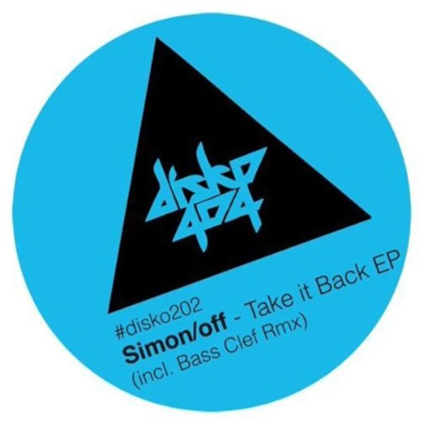 Simon/Off TAKE IT BACK EP (INCL. BASS CLEF REMIX) Vinyl Record