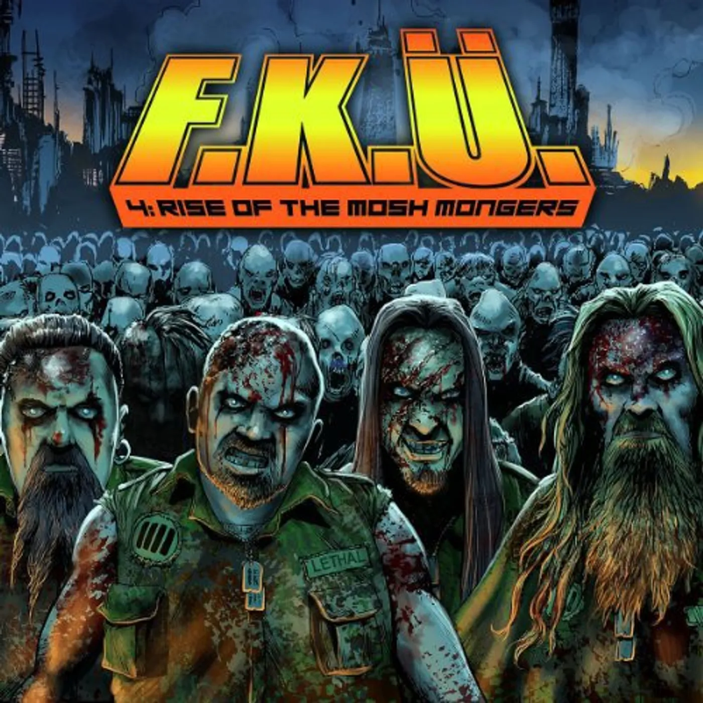 F.K.Ü. RISE OF THE MOSH MONGERS Vinyl Record