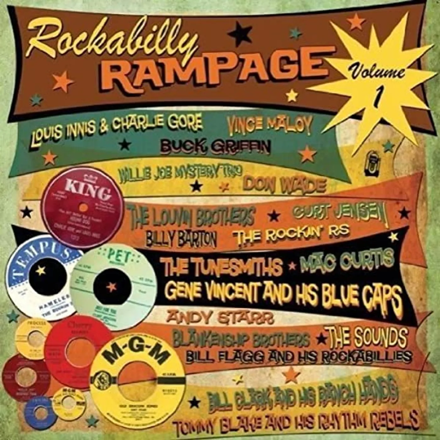 VOL. 1-ROCKABILLY RAMPAGE Vinyl Record
