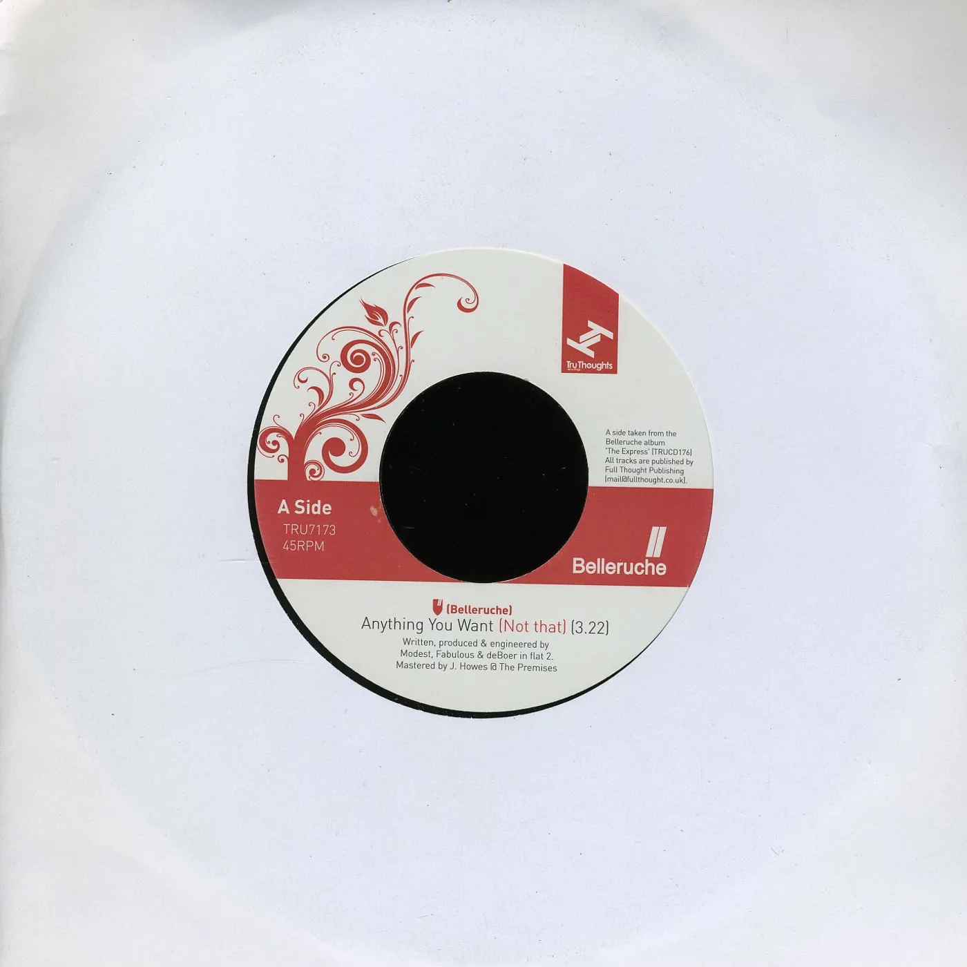 Belleruche ANYTHING YOU WANT (NOT THAT) (UK) (Vinyl)