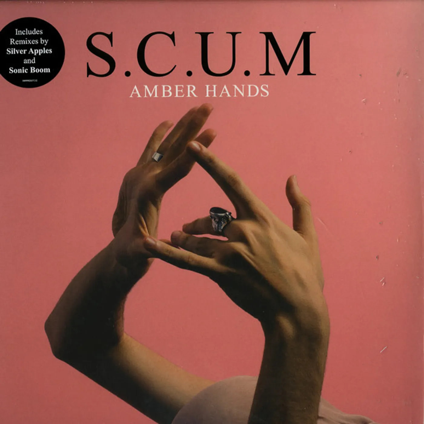 S.C.U.M Amber Hands Vinyl Record