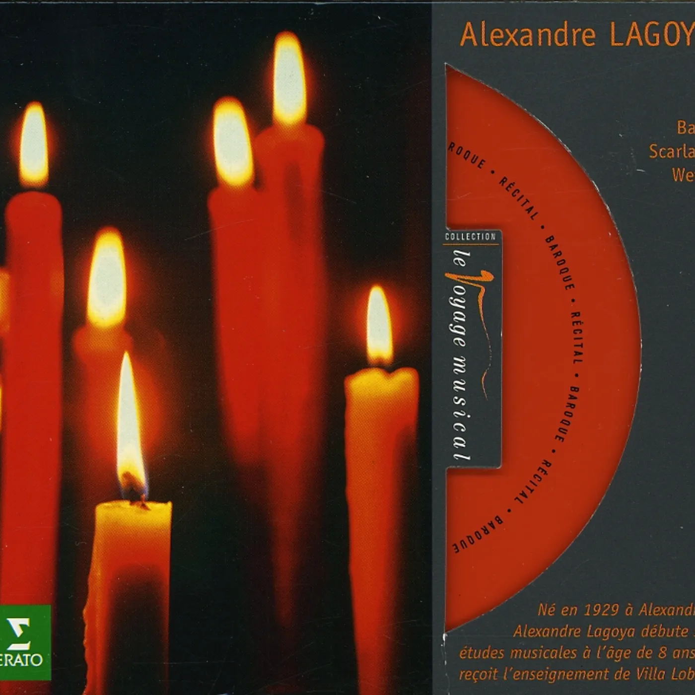 Alexandre Lagoya RECITAL WORKS BY BACH SCARLATTI & WEISS CD