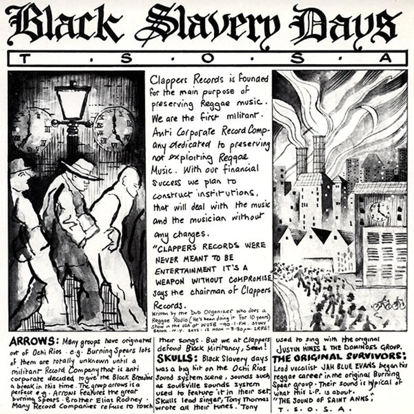 BLACK SLAVERY DAYS Vinyl Record