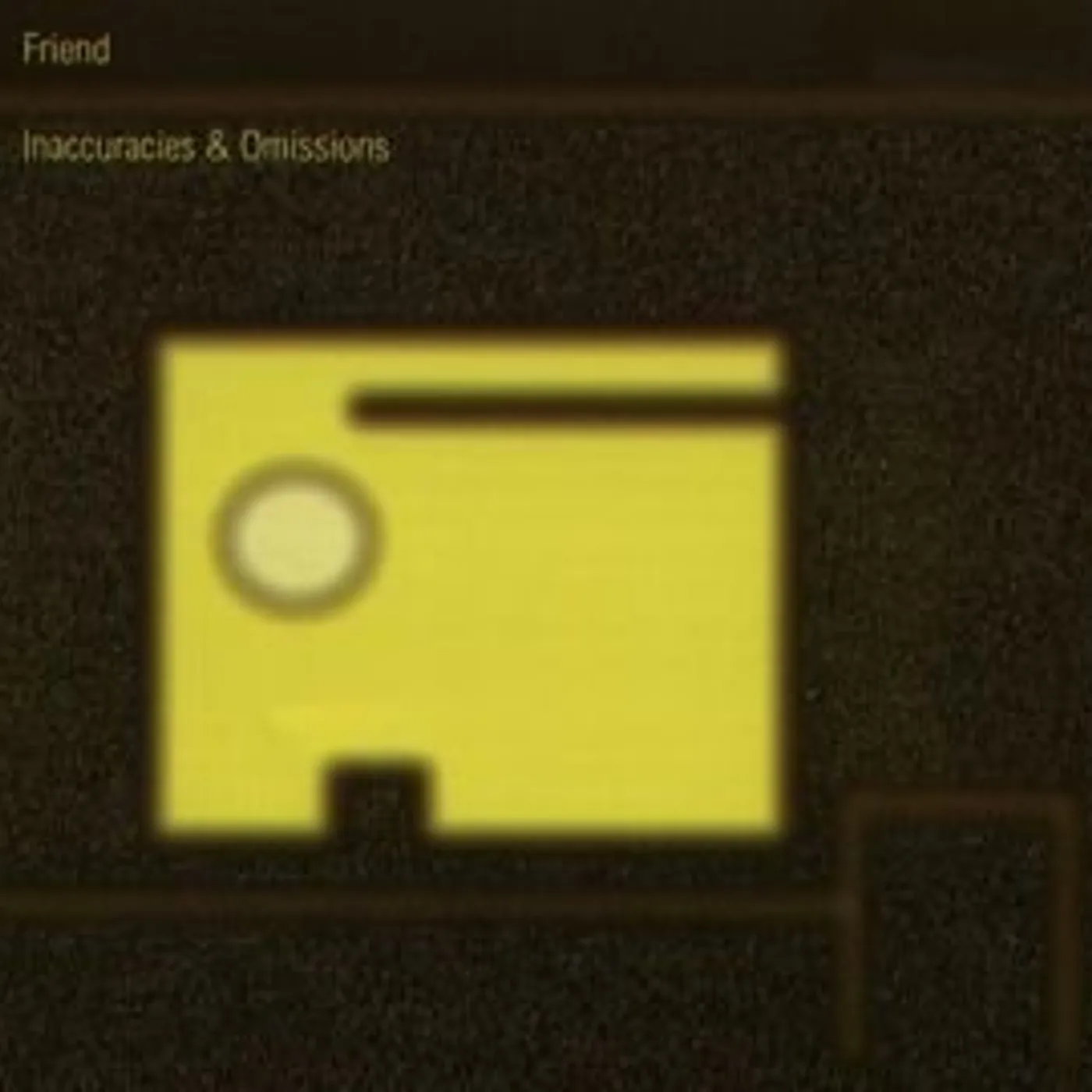 Friend INACCURACIES & OMISSIONS CD