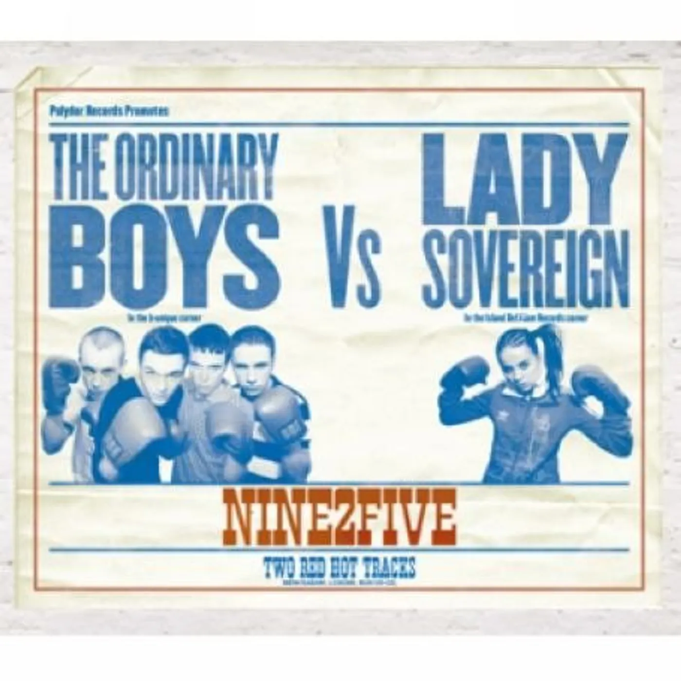 Ordinary Boys Vs Lady Sovereign 9 TO 5 PT. 2 Vinyl Record