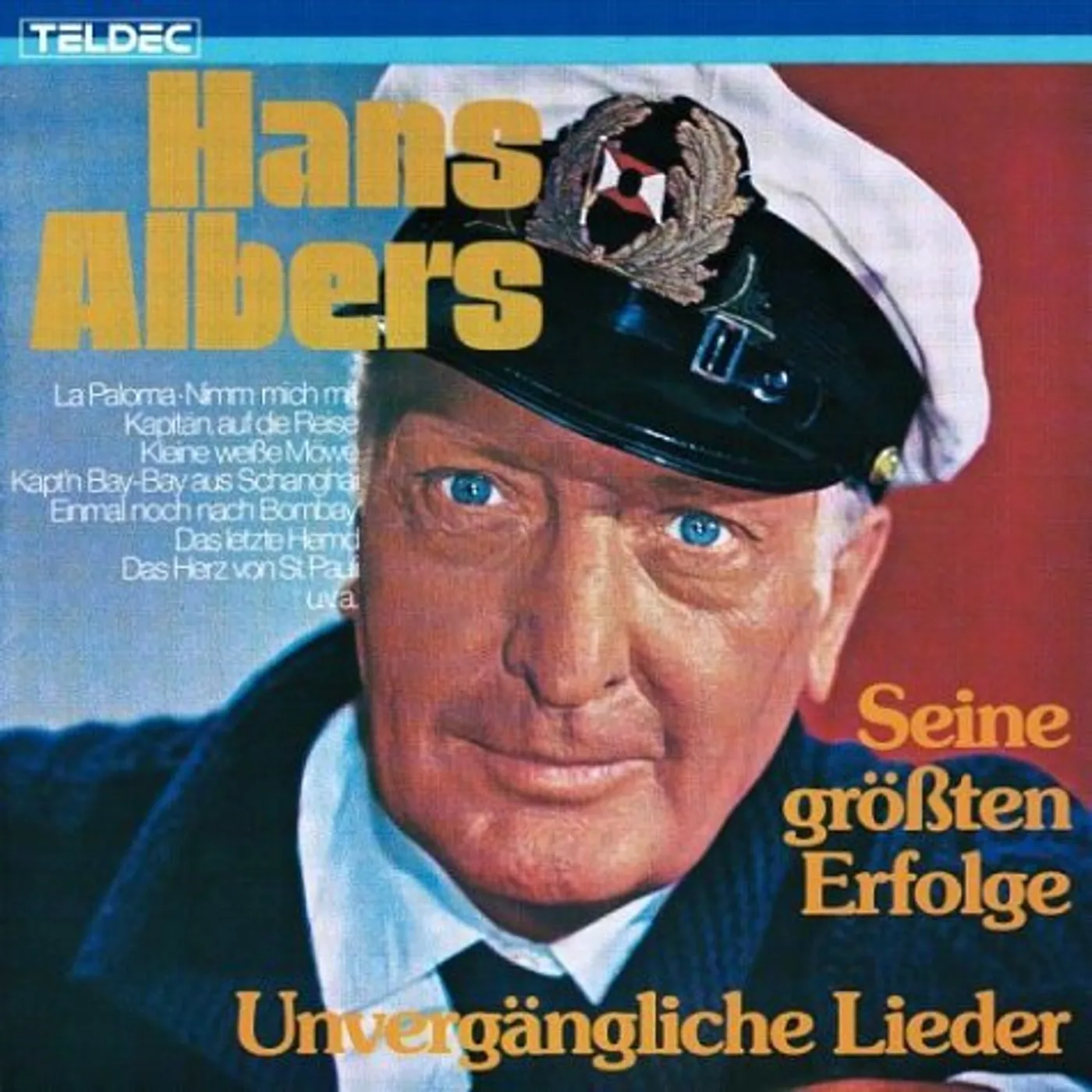 Hans Albers UNVERGAENGLICHE LIEDER CD