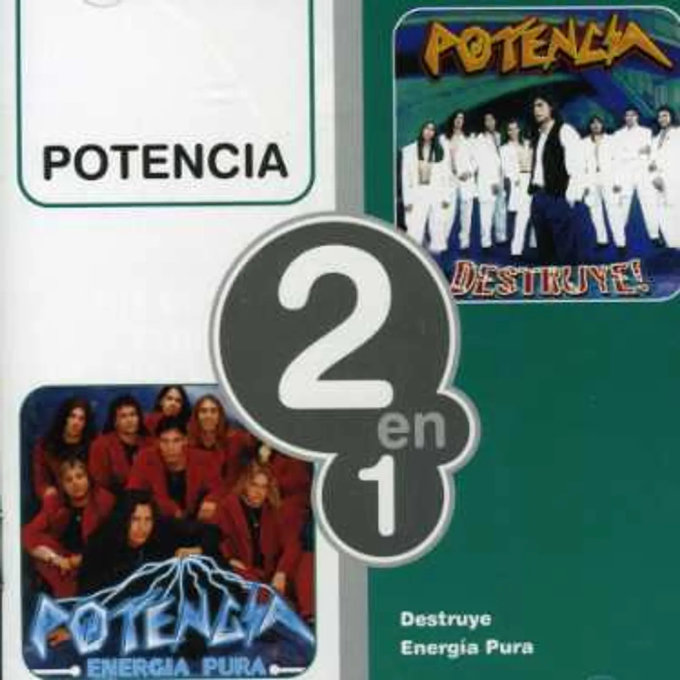 Potencia DOS EN UNO: DESTRUYE & ENERGIA PURA CD