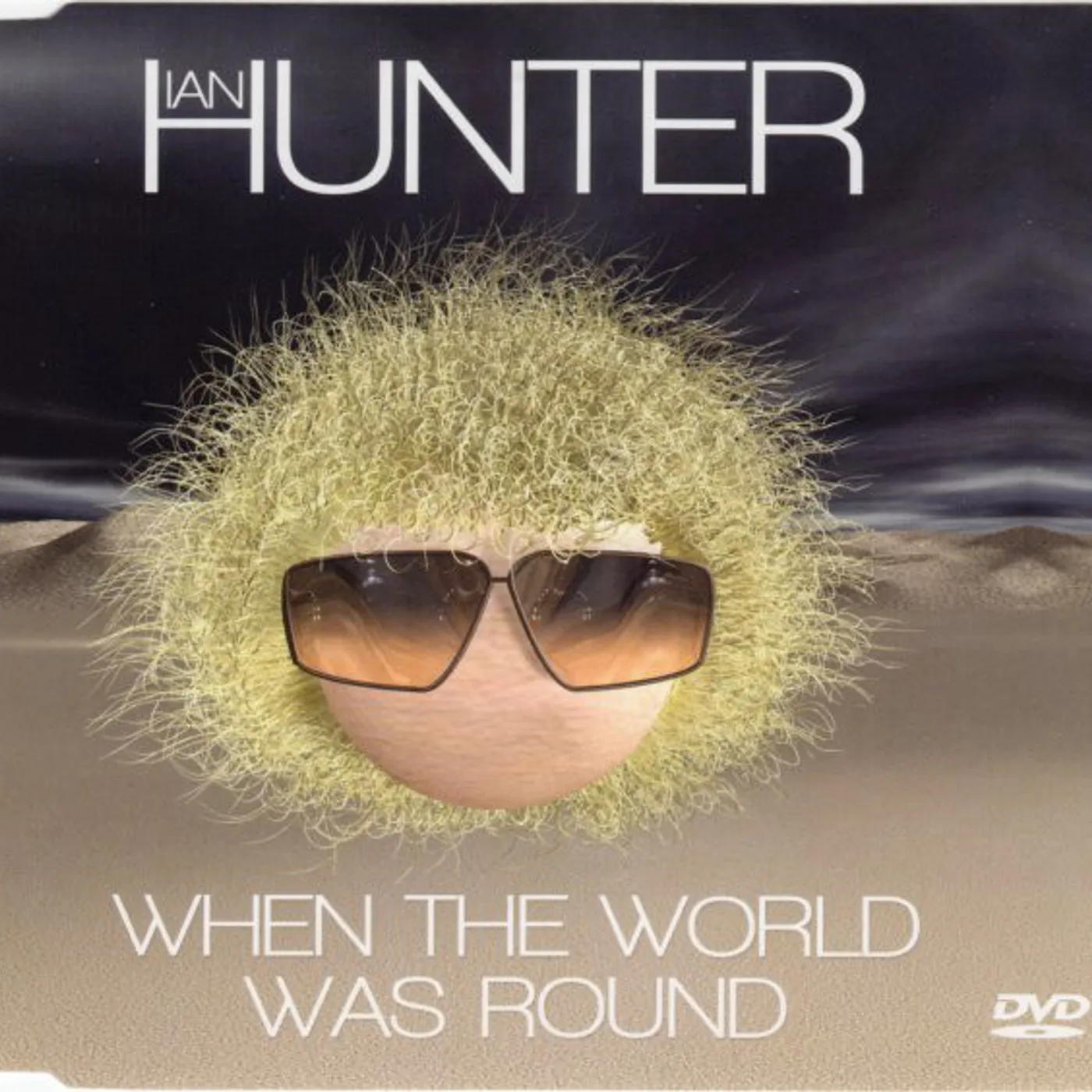 Ian Hunter WHEN THE WORLD WAS ROUND Vinyl Record - UK Release